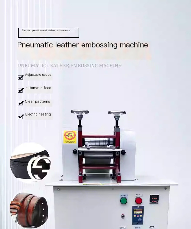 Belt creasing machine Die stamping machine Embossing machine 