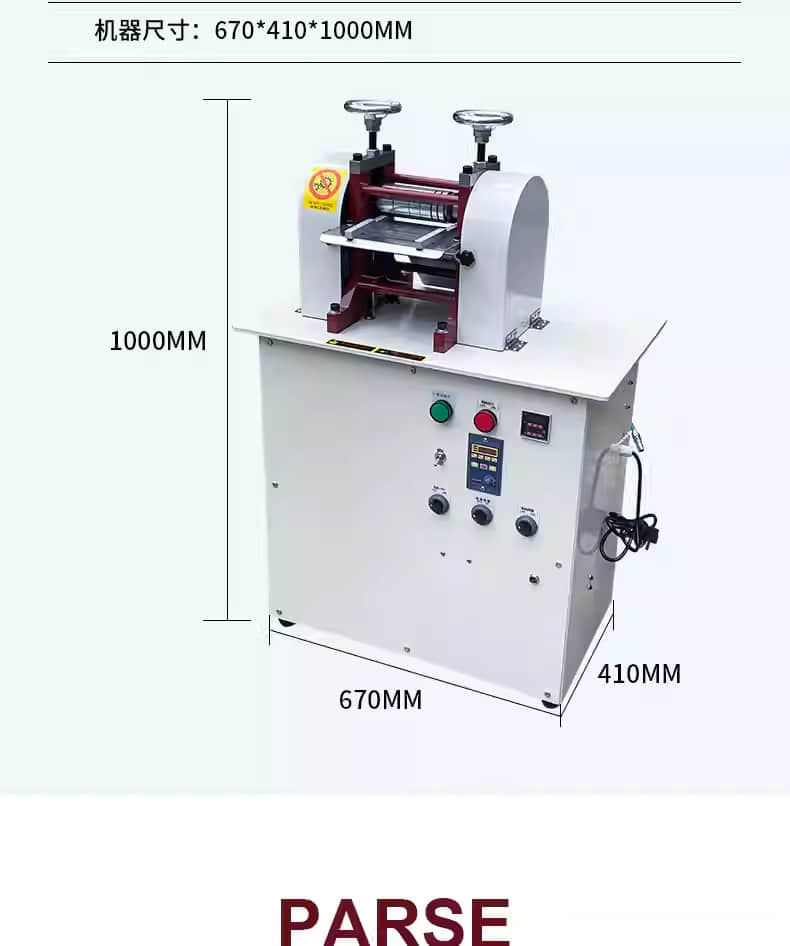 Belt creasing machine Die stamping machine Embossing machine 