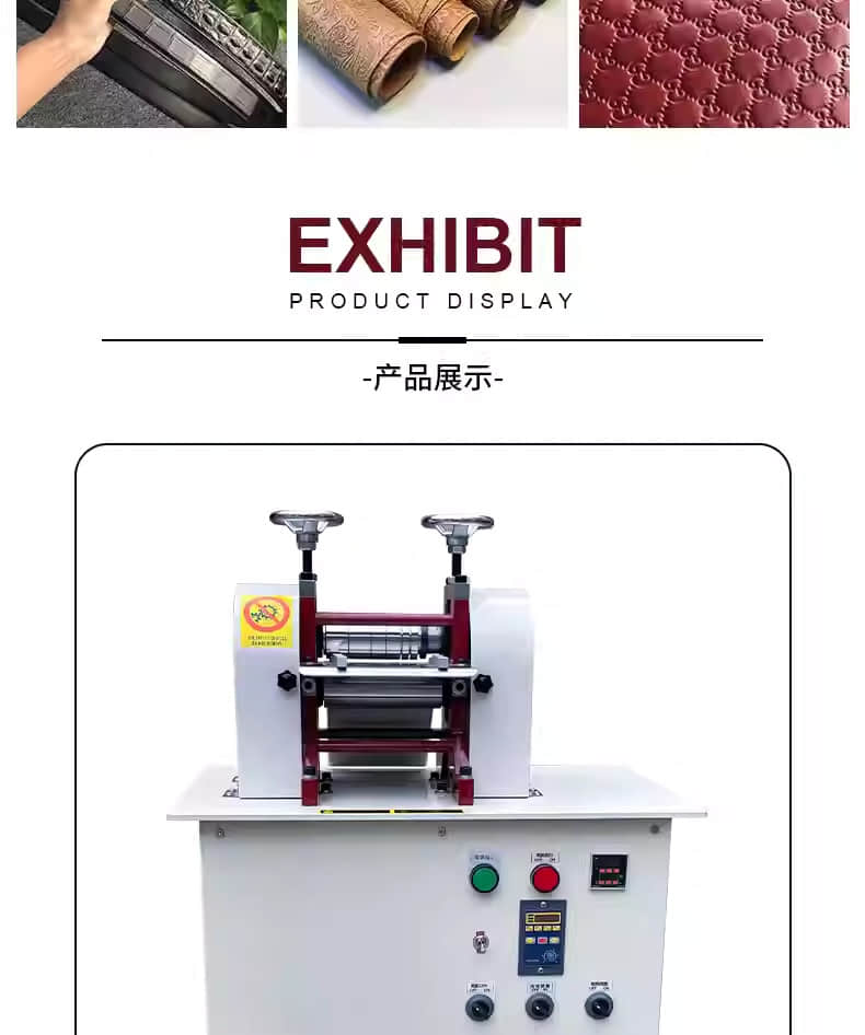 Belt creasing machine Die stamping machine Embossing machine 