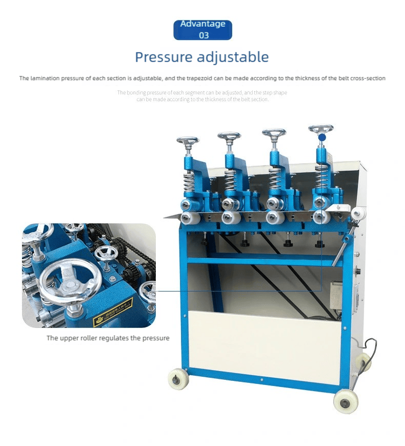 Belt lamination Leather shoulder belt leather belt Glueing and pressing machine