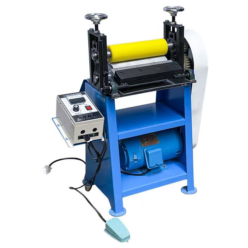 Heavy Duty Leather Striping and Drawing MachineSpeed Control Flat Rolling MachineBranding Machine