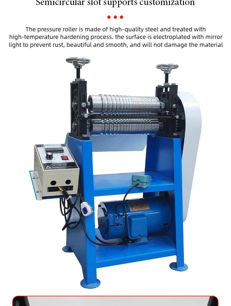 Heavy Duty Leather Striping and Drawing MachineSpeed Control Flat Rolling MachineBranding Machine