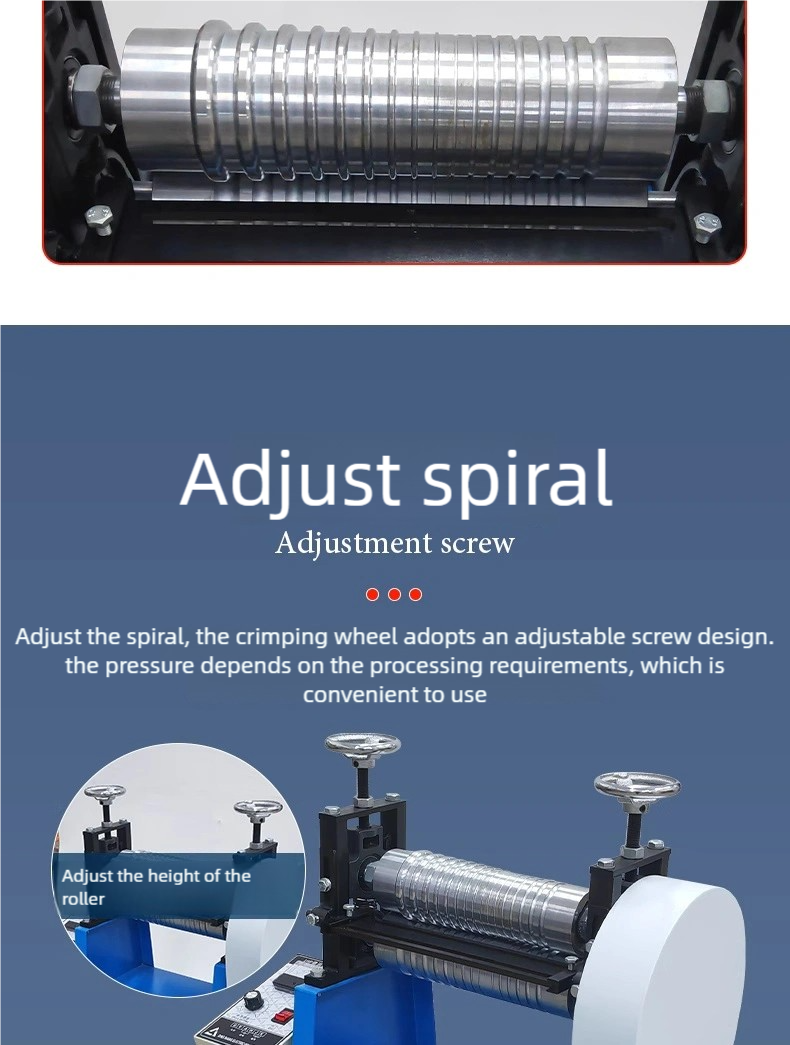 Heavy Duty Leather Striping and Drawing MachineSpeed Control Flat Rolling MachineBranding Machine