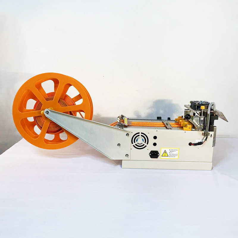 Automatic Computerized Tape Cutting Machine Woven Belt Elastic Tape Cold and Hot Ribbon Hot Cutting 