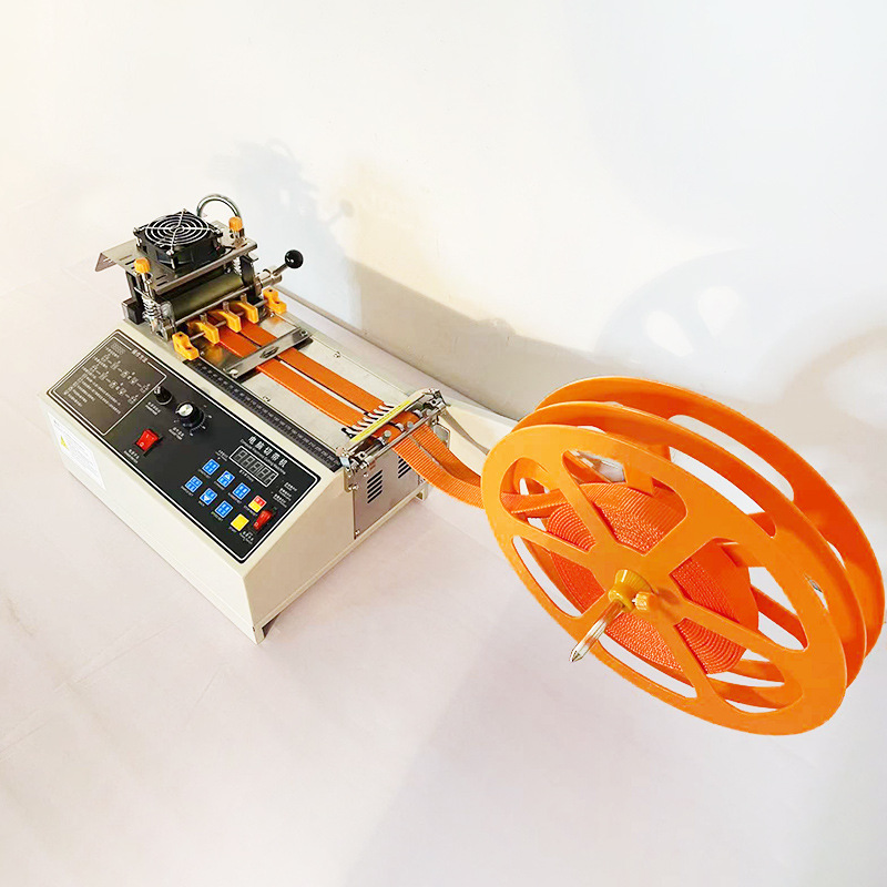 Automatic Computerized Tape Cutting Machine Woven Belt Elastic Tape Cold and Hot Ribbon Hot Cutting 