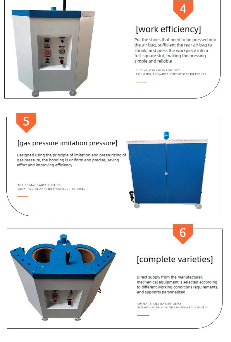  Barrel Sole Pressing Machine Shoe Shoe Sole Bonding Machine Airbag Type Sole Pressing Machine