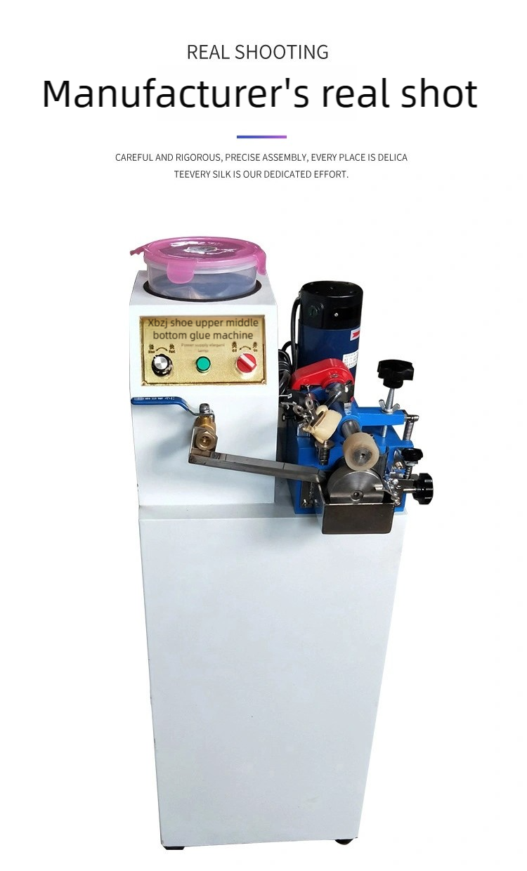 Shoe upper gluing machine Over gluing machine Brush gluing machine Gang foot gluing machine 