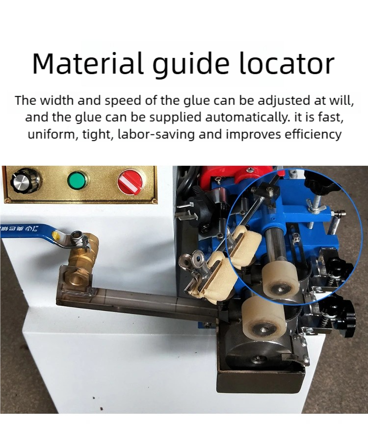 Shoe upper gluing machine Over gluing machine Brush gluing machine Gang foot gluing machine 