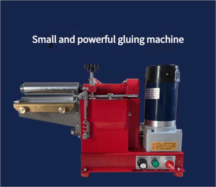 Desktop small powerful gluing machine yellow glue machine small over glue machine leather machinery 