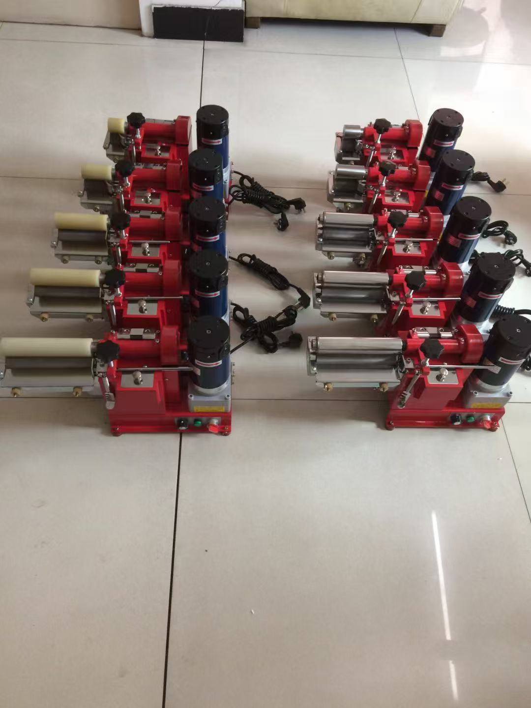 Desktop small powerful gluing machine yellow glue machine small over glue machine leather machinery 