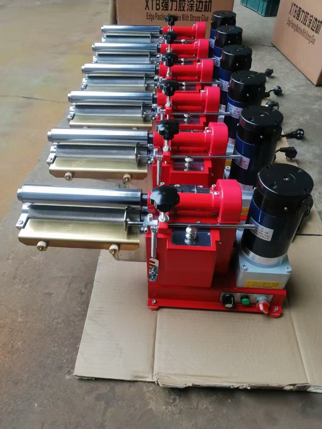 Desktop small powerful gluing machine yellow glue machine small over glue machine leather machinery 