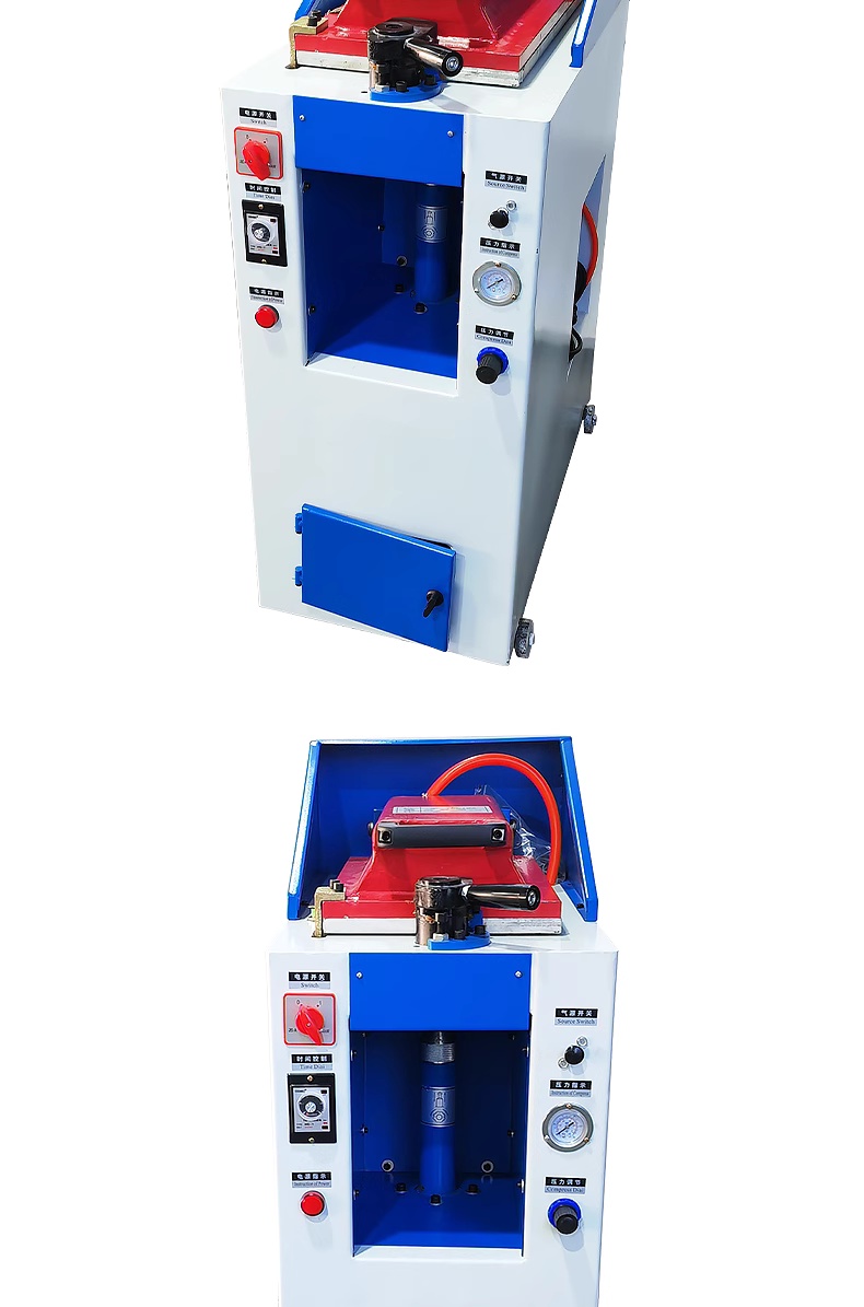 Double-head full-automatic cover-type sole press machine shoes pneumatic pressing machine