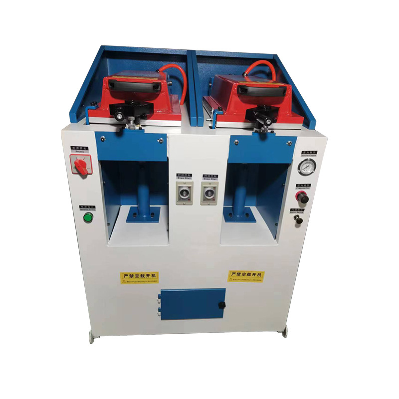 Double-head full-automatic cover-type sole press machine shoes pneumatic pressing machine
