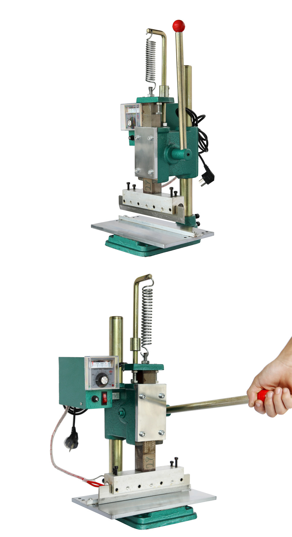 Leather handbag wallet crimping machine ironing machine briefcase crimping machine