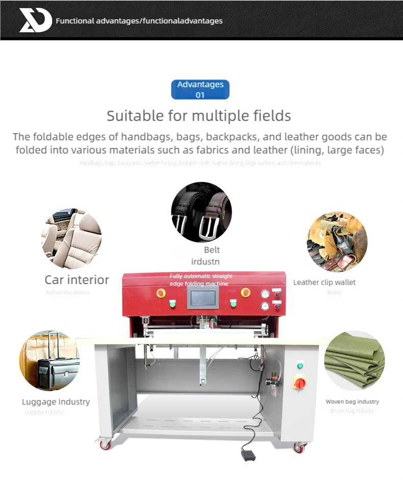 Automatic Hot Melt Adhesive Folding Machine Gluing Straight Edge Folding Side Gluing Folding Machine