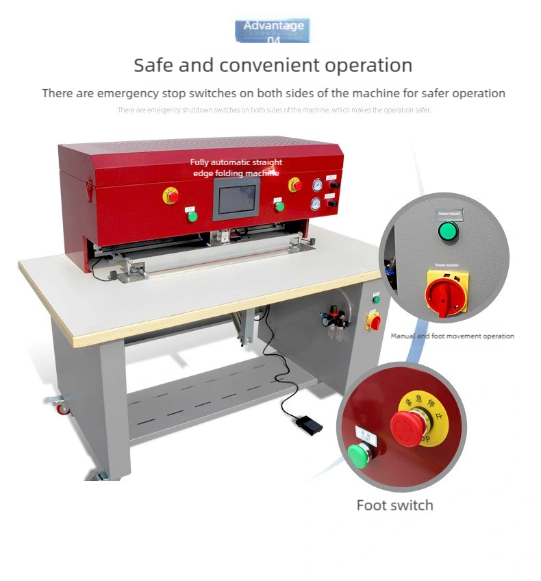 Automatic Hot Melt Adhesive Folding Machine Gluing Straight Edge Folding Side Gluing Folding Machine