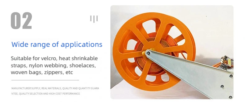 Automatic Computerized Tape Cutting Machine Woven Belt Elastic Tape Cold and Hot Ribbon Hot Cutting 