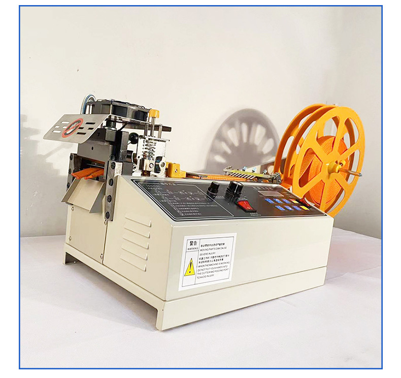 Automatic Computerized Tape Cutting Machine Woven Belt Elastic Tape Cold and Hot Ribbon Hot Cutting 