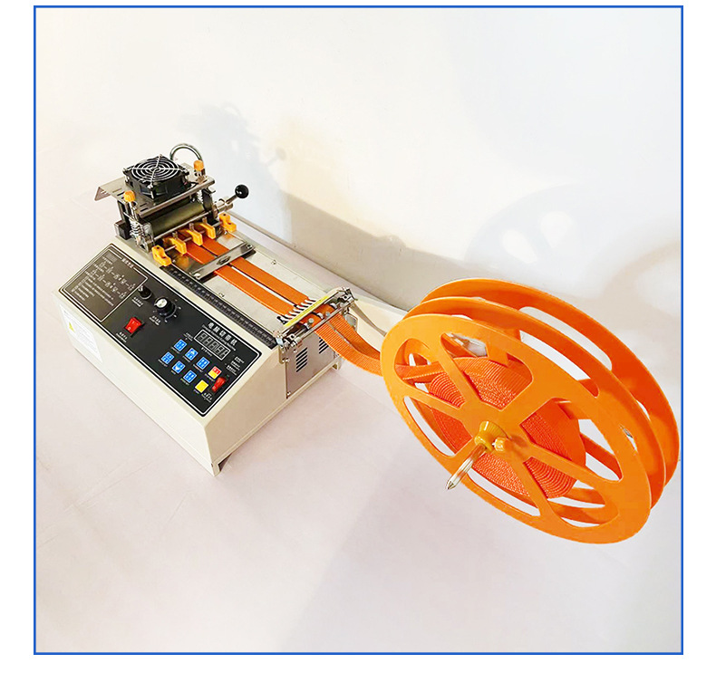 Automatic Computerized Tape Cutting Machine Woven Belt Elastic Tape Cold and Hot Ribbon Hot Cutting 