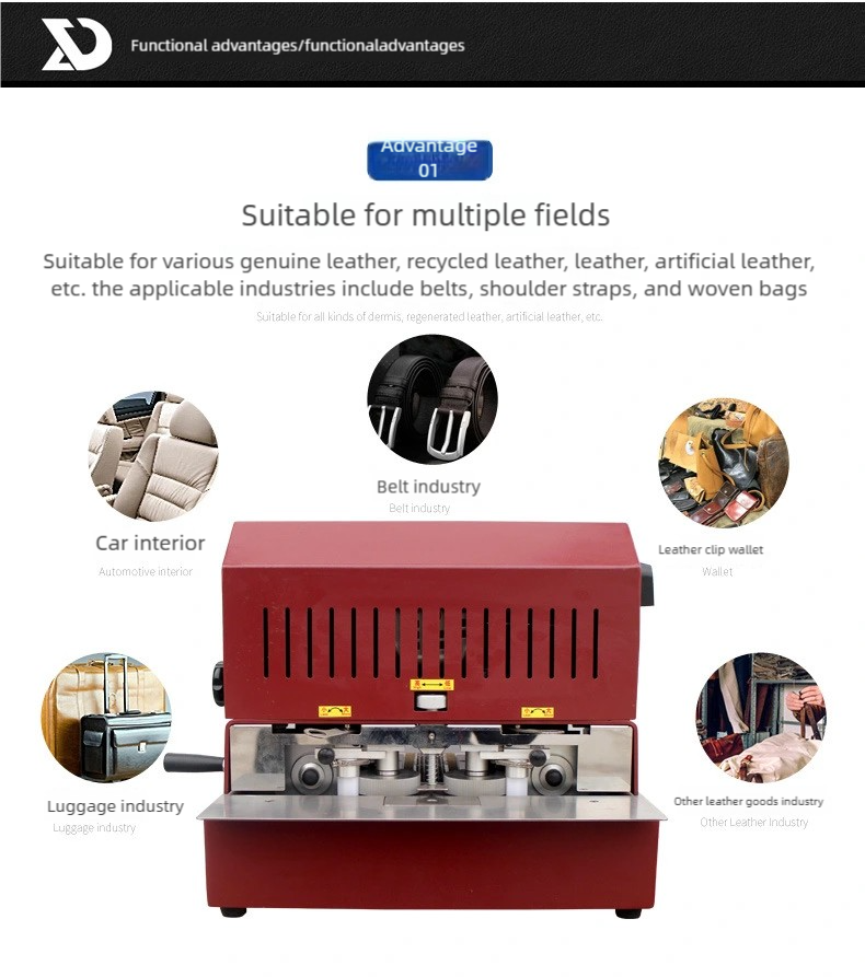  Belt Bilateral Automatic Oil Edge Machine Leather Coloring Machine