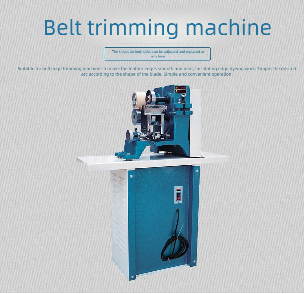 Belt trimming Belt grinding machine Cutting leather processing equipment