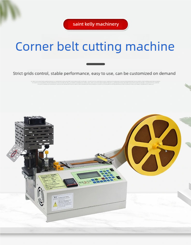 Automatic corner cutting machine small webbing trapezoidal hot cutting machine