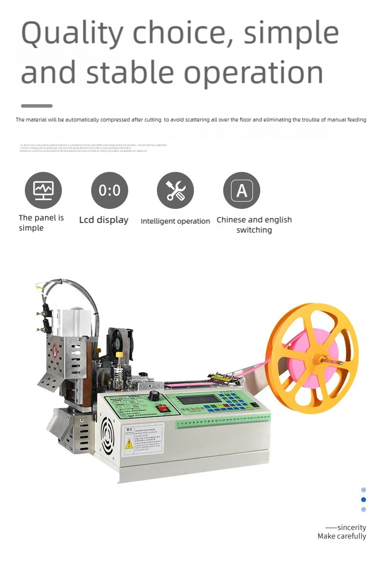 Automatic corner cutting machine small webbing trapezoidal hot cutting machine