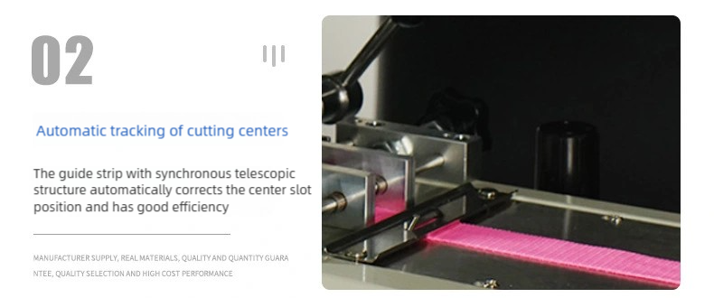 Automatic corner cutting machine small webbing trapezoidal hot cutting machine