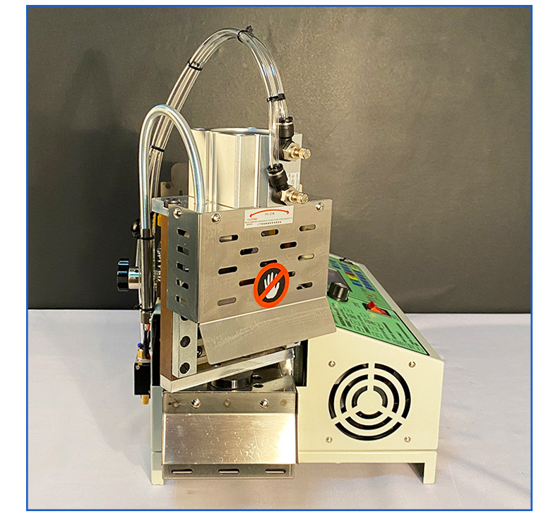 Automatic corner cutting machine small webbing trapezoidal hot cutting machine